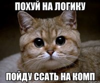 Похуй на логику пойду ссать на комп