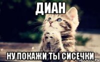 Диан Ну покажи ты сисечки