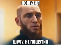 Пошутил шучу, не пошутил