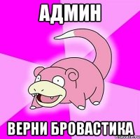 Админ верни Бровастика