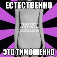 Естественно это Тимошенко