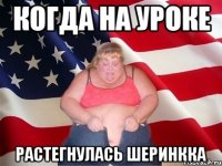 когда на уроке растегнулась шеринкка