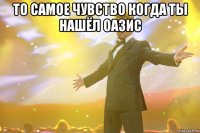 то самое чувство когда ты нашёл оазис 