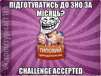 підготуватись до зно за місяць? challenge accepted