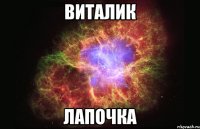 Виталик лапочка