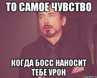 То самое чувство когда босс наносит тебе урон