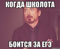 Когда школота Боится за ЕГЭ