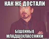 КАК ЖЕ ДОСТАЛИ БЕШЕННЫЕ МЛАДШЕКЛАССНИКИ