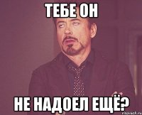 ТЕБЕ ОН НЕ НАДОЕЛ ЕЩЁ?