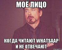 Моё лицо Когда читают whatsaap и не отвечают