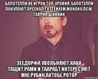 Балотелли не игрок топ-уровня, Балотелли покупают Арсенал,Тоттенхем,Монако,ПСЖ, Таврия,Шинник Зеедорфа увольняют,Кака тащит,Рами и Таарабт интересуют МЮ,Рубин,Актобе,Ротор