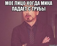 Мое лицо когда мика падает с трубы 