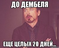 До дембеля еще целых 20 дней...