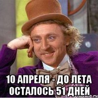  10 апреля - До лета осталось 51 дней