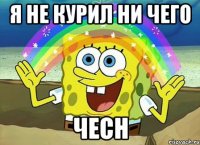 я не курил ни чего чесн