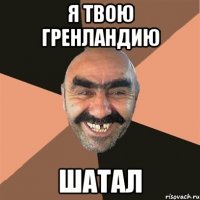 я твою гренландию шатал