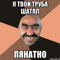 я твой труба шатял пянатно