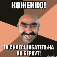 Коженко! ти сногсшибательна як беркут!