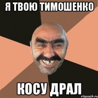 Я твою тимошенко косу драл