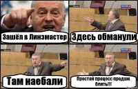 Зашёл в Линзмастер Здесь обманули Там наебали Простой процесс продаж блять!!!