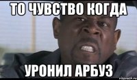 То чувство когда Уронил арбуз