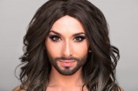 Создать мем кончита