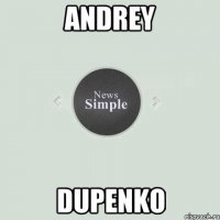 Andrey Dupenko