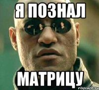 Я познал матрицу