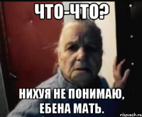 ЧТО-ЧТО? Нихуя не понимаю, ебена мать.