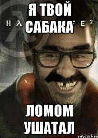 Я твой сАбака Ломом ушатал