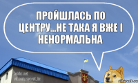 Пройшлась по центру...Не така я вже і ненормальна