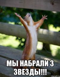  Мы набрали 3 звезды!!!