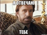 Я отвечаю тебе