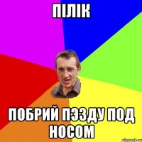 Пiлiк Побрий пэзду под носом