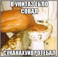 в унитаз ебло совал суканахуйвротебал