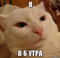 я в 6 утра