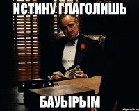 истину глаголишь Бауырым