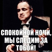 СПОКОЙНОЙ НОЧИ, МЫ СЛЕДИМ ЗА ТОБОЙ!