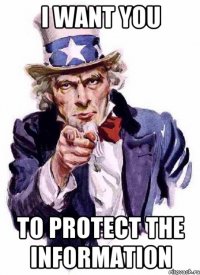 I want you To protect the information