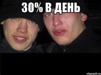 30% в день 