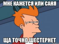 мне кажется или саня ща точно шестернет
