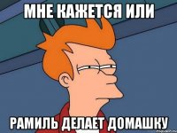 мне кажется или рамиль делает домашку