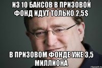 из 10 баксов в призовой фонд идут только 2,5$ В призовом фонде уже 3,5 миллиона