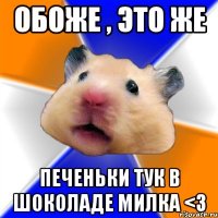 обоже , это же печеньки тук в шоколаде милка <3