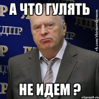 А что гулять не идем ?