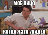 моё лицо когда я это увидел