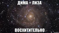 дима + лиза восхитительно