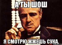 А ты ШОШ Я смотрю жжешь сука.
