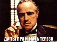  Да ты прям мать тереза