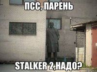 Псс, парень stalker 2,надо?